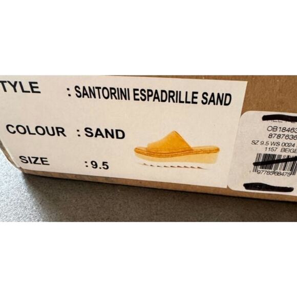 Free People Santorini Espadrille  Womens Size 9.5 New in Box soft leather - Picture 4 of 8